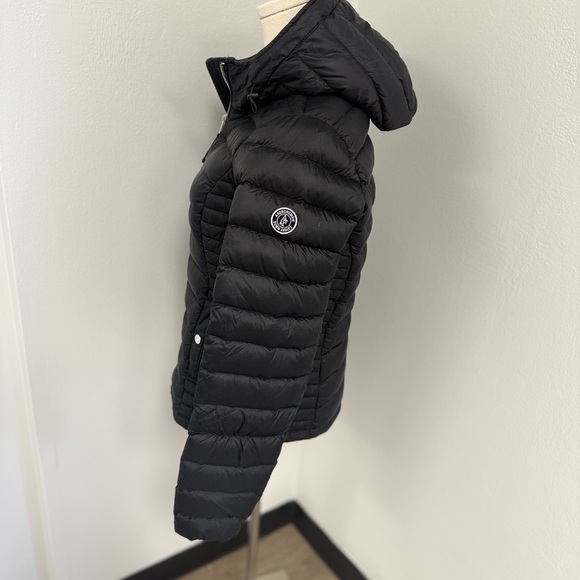 Vintage Abercrombie & Fitch Down Black Puffer Jacket Y2K Womens M - Picture 5 of 16